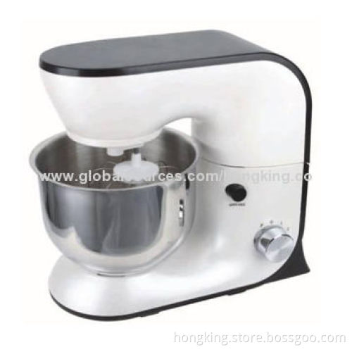 Food Mixer with 4.5L Stainless Steel Bowl, 6-speed with Pulse Function, Full Gear System Inside